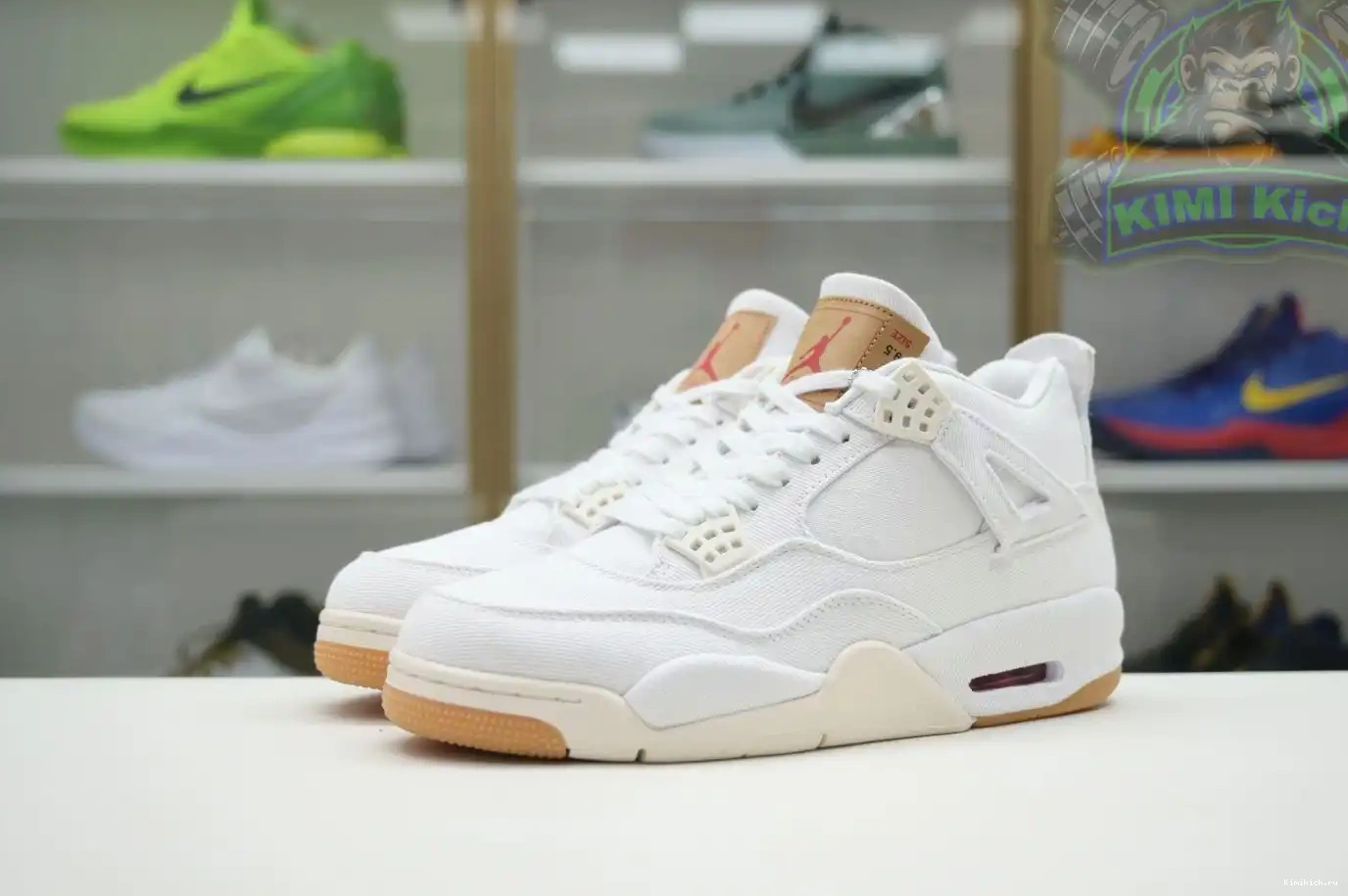 Jordan 4 (levis Kimikick Jordan white tag) Air levis 0326
